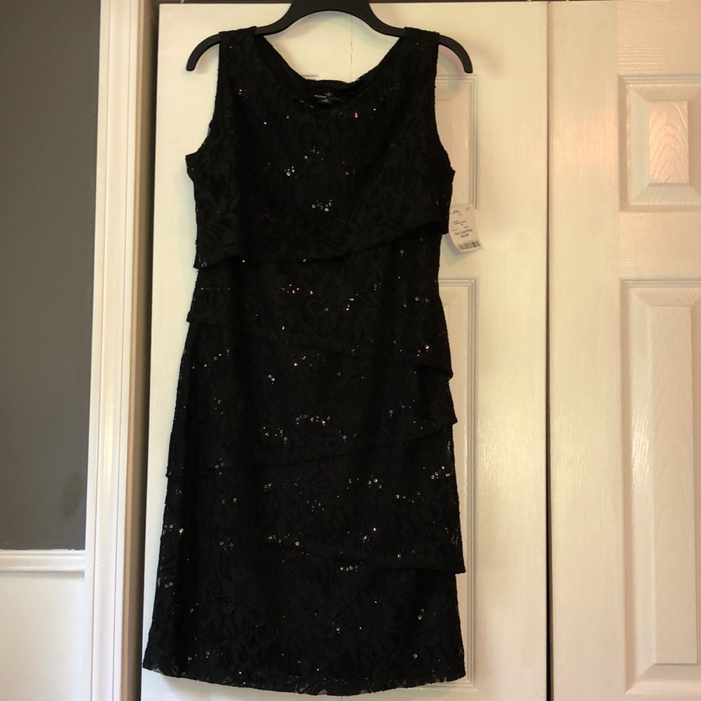 Ronni Nicole size 10 black dress NWOT